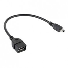 Cablu USB mama la mini USB tata OTG 0,2ml TED500406