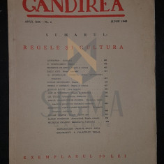 PETROVICI I. (Profesor), GANDIREA (Revista), Anul XIX, Numarul 6, Iunie 1940, Bucuresti