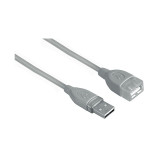 Cablu extensie 45040 Hama, USB 2.0, 3 m, Gri
