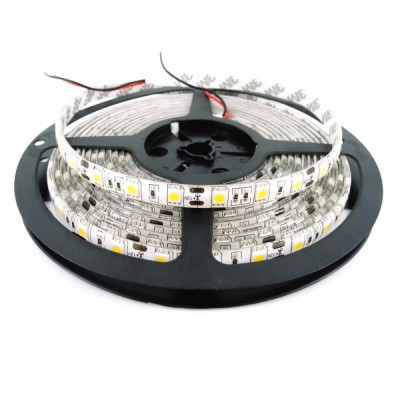 Banda LED 12V 14.4W/M 60LED/m, IP65, R5050 2700K &amp;ndash; rola 5m foto