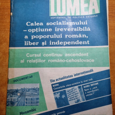 revista lumea 18 mai 1989-articol mozambic