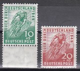 Germania - Zona britanico-americană 1948 - Turul ciclist al Germaniei, Cota 24 EURO, MNH