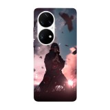 Husa compatibila cu Huawei Nova Y70 model Itachi Uchiha, Silicon, TPU, Viceversa, Transparent, Carcasa