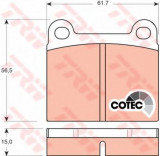 Set placute frana,frana disc ALFA ROMEO SPIDER (105) (1966 - 1977) TRW GDB101