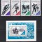 Germania RDG 1988 - Jocurile Olimpice de iarnă - Calgary 1988, Serie + Colita, MNH