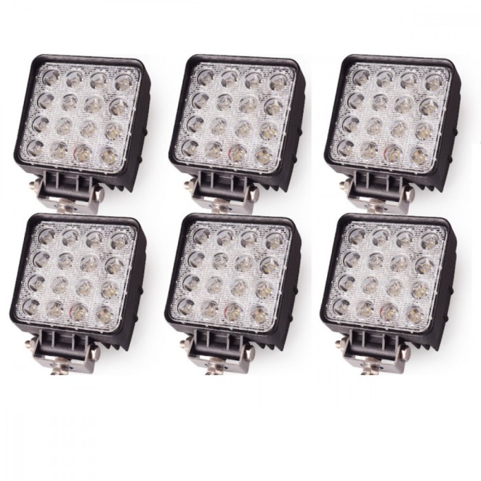 Комплект от 6 х LED проектор, 48W