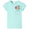 Tricou pentru copii, verde mentă deschis, 92 11029