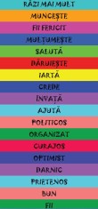 Sticker Scari - Mesaje Motivationale - 60 folii de 10x100 cm