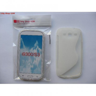 Husa Silicon S-Line Samsung Galaxy S3 I9300 Transparent foto