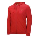 FC Liverpool hanorac de bărbați cu glugă Zip Vintage red - S