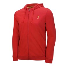 FC Liverpool hanorac de bărbați cu glugă Zip Vintage red - S