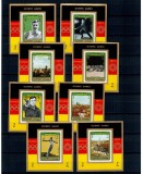 Ajman 1971 - Jocurile Olimpice Munchen, sport, serie colite nedantelate neuzate