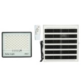 Proiector LED solar 200W, 6500K, IP67, cu telecomanda si panou 15W