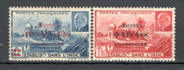 India Franceza.1944 Ajutor colonial-supr. SI.970