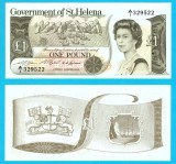 Saint Helena (Sf. Elena) (pick 9) 1 Pound 1981 UNC; Saint Helena, Ascension și Tristan da Cunha