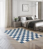 Covor Belgian, Makati 23515, Alb/Albastru, Diverse Dimensiuni - 123x170