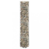 vidaXL Strat &icirc;nălțat gabion, &Oslash;30x150 cm, oțel galvanizat, circular