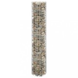 VidaXL Strat &icirc;nălțat gabion, &Oslash;30x150 cm, oțel galvanizat, circular