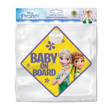 Semn de avertizare Baby on Board Frozen Seven SV9611