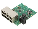 Switch Ethernet neadministrabil BRAINBOXES 8 porturi RJ45 SW-118 5-30VDC