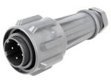 Conector Circular Mufă Tată 4 Pin Filet Interior