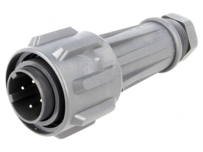 Conector Circular Mufă Tată 4 Pin Filet Interior foto