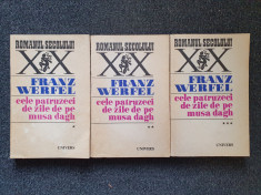 CELE PATRUZECI DE ZILE DE PE MUSA DAGH - Franz Werfel (3 vol) foto