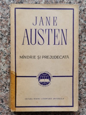 Mindrie Si Prejudecata - Jane Austen , A430 foto
