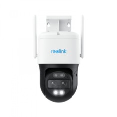 Camera de supraveghere 4G-LTE, Reolink TrackMix G765 Wired, baterie reincarcabila, detectare persoana/vehicul, vedere nocturna color si reflector LED,