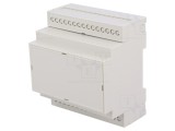 Carcasă pentru șină DIN ABS gri 90,2x83,6x57,5mm