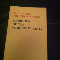 Manifesto of the communist party / Karl Marx, Frederick Engels