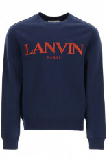 Bluza barbat Lanvin sweatshirt with logo embroidery RMJE0016JR32P21 29 Multicolor foto