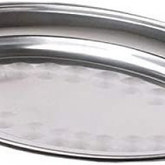 Tava servire de Inox, Argintiu, 35 cm, HML29