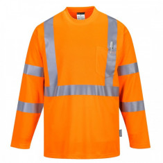 Tricou Hi-Vis cu maneci lungi S191 Regular 5XL Portocaliu foto