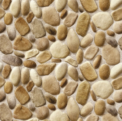 Fototapet autocolant Zid piatra de rau maro, 350 x 250 cm foto