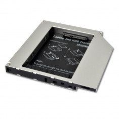 Adaptor HDD/SSD Caddy OEM pentru unitati optice 9.5 mm SATA3 foto