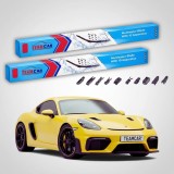 Cumpara ieftin Ștergătoare Porsche 718 Cayman GT4 RS 982 2021-2026 | Set Față Flat &ndash; TeamCar&reg;