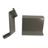 Imbinari profil picurator pentru balcon / terasa, Profiline, aluminiu, gri, RAL 7037, set 2 bucati
