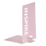 Suport Cărți Inspire, Metal, Culoare Roz, Dimensiuni 10x10x15.5 cm, Oem