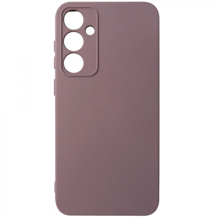 Husa tip capac spate silicon TPU Matte bej-roz pentru Samsung Galaxy S23 FE