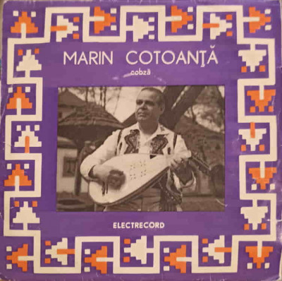 Disc vinil, LP. COBZA-MARIN COTOANTA foto