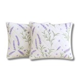Set 2 Perne Somnart matlasate Lavanda Confort 60x60 cm