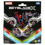 BEYBLADE X MARVEL SET DUO SPIDER MAN 3-60F SI VENOM 3-80N