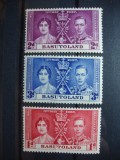 BASUTOLAND 1937 SERIE INCORONAREA GEORGE VI MH, Nestampilat