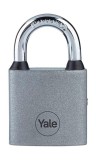 Lacat Yale Y111S/38/121/1, suspendat, din otel, argintiu, 38 mm, 3 chei