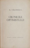 Cronicile Optimistului - George Calinescu - Studii Literare, Critica Literara