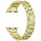 Curea iUni compatibila cu Apple Watch 1/2/3/4/5/6/7, 40mm, Luxury Belt, Gold