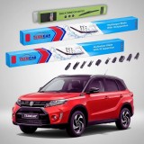 Cumpara ieftin Ștergătoare Suzuki Vitara LY Facelift 2024+ | Set Față și Spate Flat Premium &ndash; TeamCar&reg;
