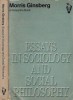 Essay in sociology and social philosophy / Morris Ginsberg