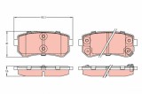 TRW GDB3421 COTEC set placute frana,frana disc